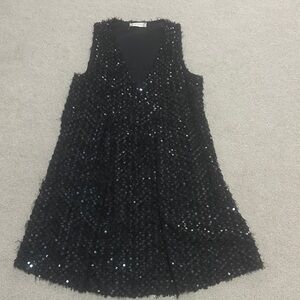 Altar'd State Black Sequin Formal Dress